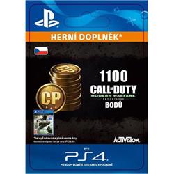 CZ PS4 - 1,100 Call of Duty: Modern Warfare Remastered Points elektronická licence