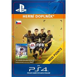 CZ PS4 - 1,600 FIFA 16 Points elektronická licence