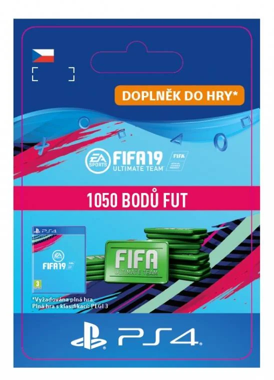 CZ PS4 - 1050 FIFA 19 Points Pack elektronická licence
