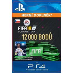 CZ PS4 - 12000 FIFA 18 Points Pack elektronická licence