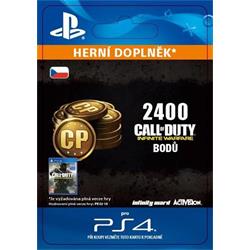 CZ PS4 - 2,400 Call of Duty®: Infinite Warfare Points elektronická licence