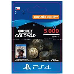 CZ PS4 - 5,000 Call of Duty®: Black Ops Cold War Points elektronická licence