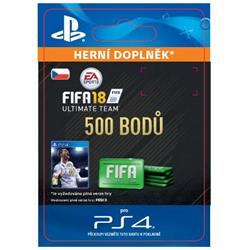 CZ PS4 - 500 FIFA 18 Points Pack elektronická licence