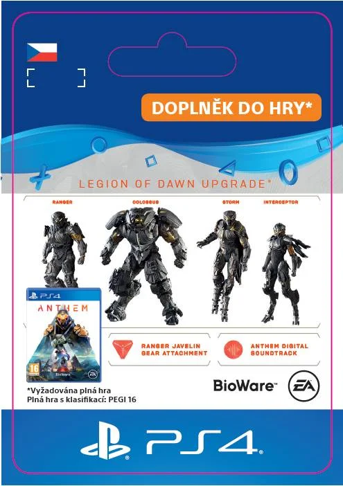 CZ PS4 - Anthem Legion of Down Ed. Upgrade elektronická licence