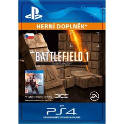 CZ PS4 - Battlefield 1 Battlepacks x 10 elektronická licence