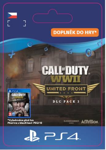 CZ PS4 - Call of Duty®: WWII - The United elektronická licence
