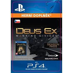 CZ PS4 - Deus Ex: Mankind Divided - Season Pass elektronická licence