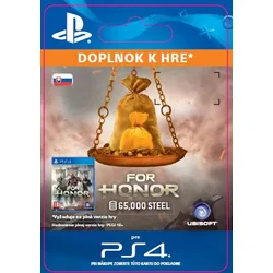 CZ PS4 - FOR HONOR™ 65 000 STEEL Credits Pack elektronická licence