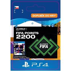 CZ PS4 - FUT 21 – FIFA Points 2200 elektronická licence