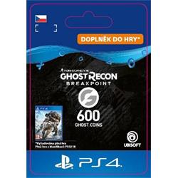 CZ PS4 - Ghost Recon Breakpoint - 600 Ghost Coins elektronická licence