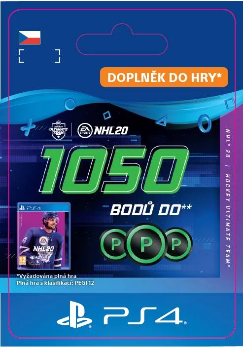 CZ PS4 - NHL 20 - 1050 Points Pack elektronická licence