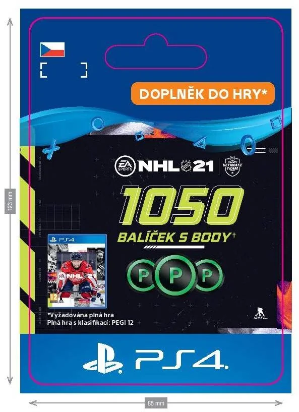 CZ PS4 - NHL 21 – 1050 Points Pack elektronická licence
