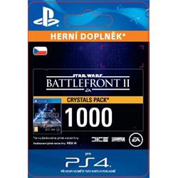 CZ PS4 - STAR WARS™ Battlefront™ II: 1000 Crystals  (Av. 14.11.2017) elektronická licence