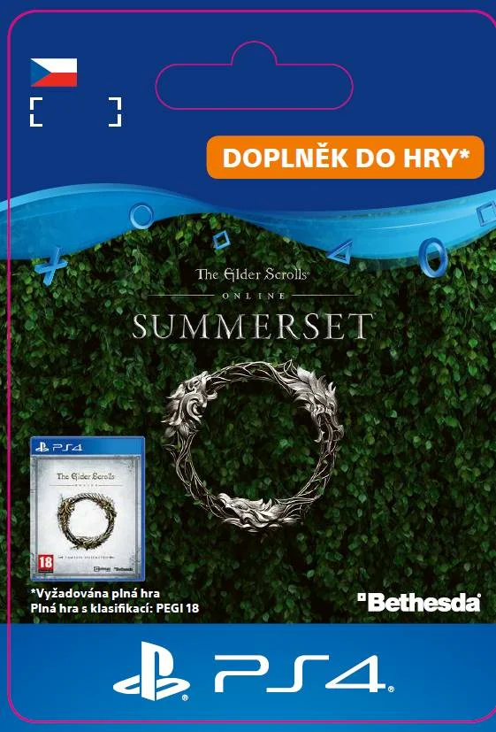 CZ PS4 - The Elder Scrolls® Online: Summerset™ Upgrade elektronická licence 9212-00345