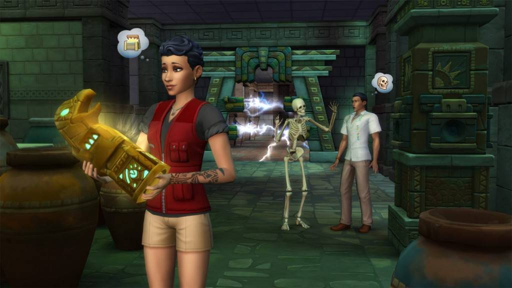 CZ PS4 - The Sims™ 4 Bundle - Seasons, Jungle adventure, Spooky staff elektronická licence