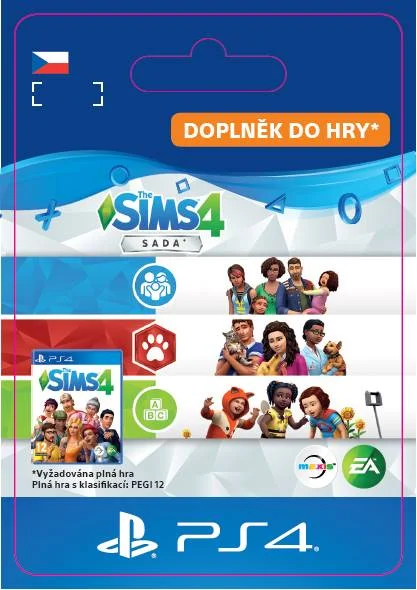 CZ PS4 - TheSims4BundleCatsDogsParentToddler elektronická licence