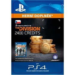 CZ PS4 - Tom Clancy's The Division - 2400 Premium Credits Pack elektronická licence