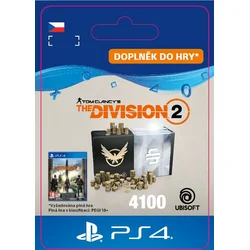 CZ PS4 - Tom Clancy’s The Division 2 – 4100 Premium Credits Pack elektronická licence