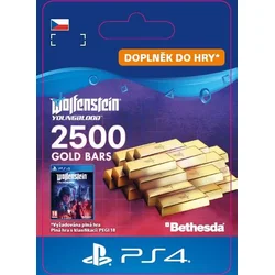 CZ PS4 - Wolfenstein: Youngblood - 2500 Gold Bars elektronická licence