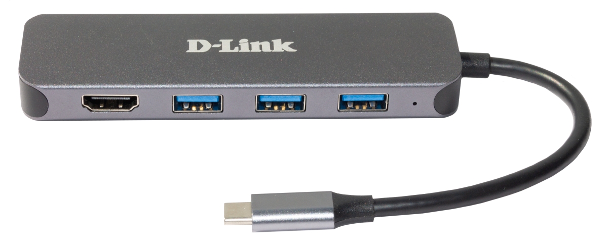 D-Link 5-in-1 USB-C Hub with HDMI/Power Delivery (DUB-2333)