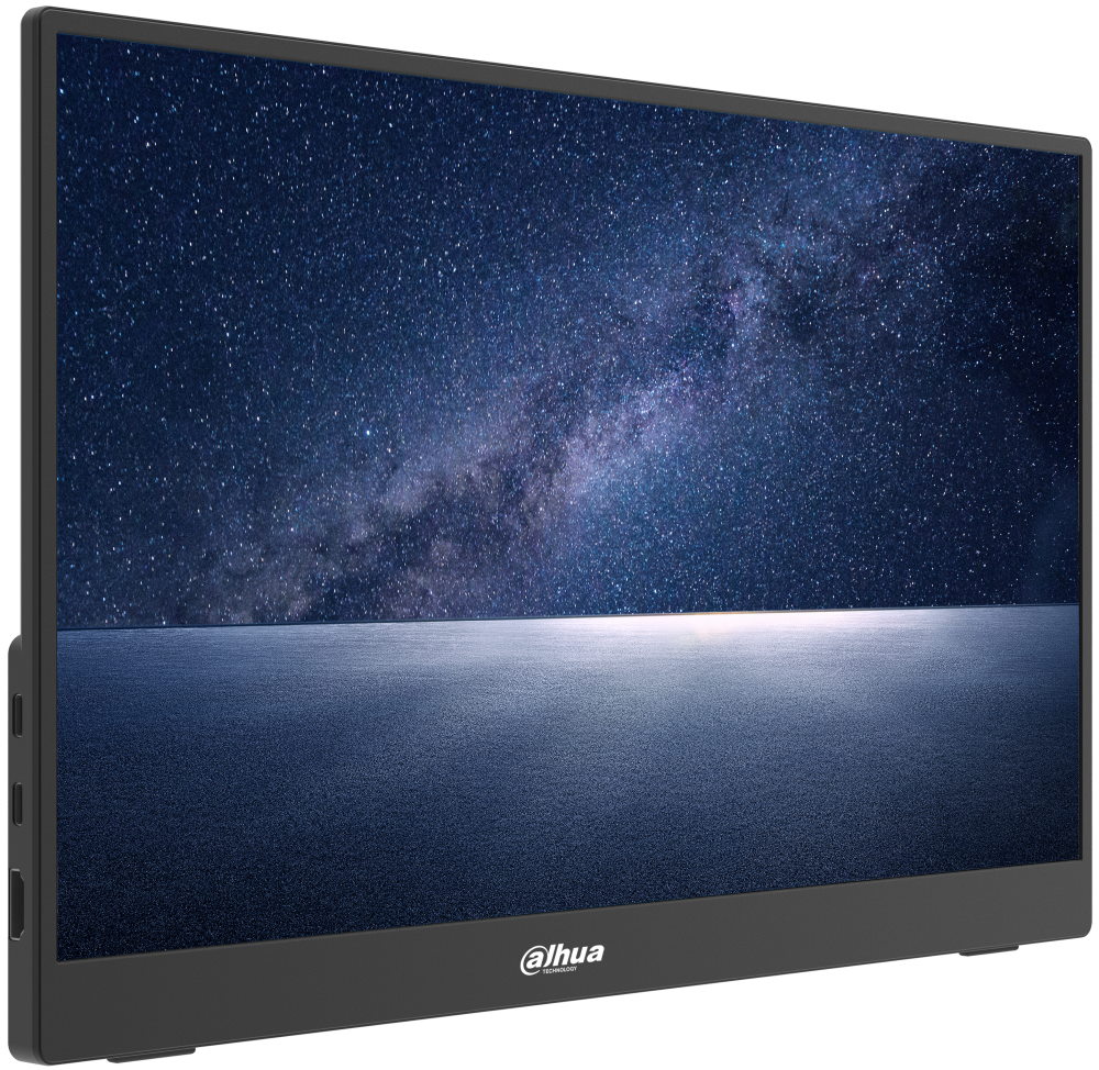 DAHUA 16" LED PM16-F201SDT/ IPS panel/ 1920x1080 (FHD)/ 1000:1/ 6ms/ 250 cd/m2/ HDMI/ 2xUSB-C/ VESA 75x75/ černý