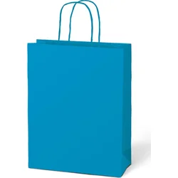 Darčeková taška T 5 kraft 260x320x100 modrá
