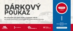 Dárkový poukaz Veteran Arena pro jednu osobu