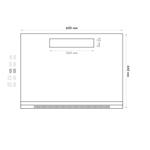 DATACOM 19" nástenný rozvádzač jednodielny 9U/450mm šedý 7107