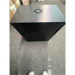 DATACOM 19" rack 12U/450 mm BK (sklo) čierna