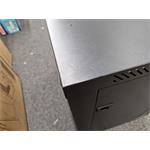DATACOM 19" rack 12U/450 mm BK (sklo) čierna