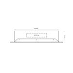 DATACOM 19" rozvaděč pod omítku 4U+2U/150mm (plech)