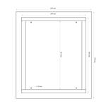 DATACOM 19" skriňa na zapustenú montáž 4U+2U/150mm (plech)