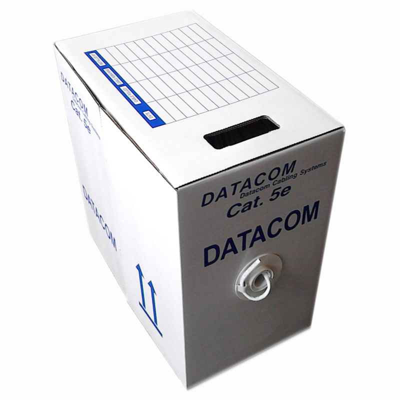 DATACOM FTP kábel CAT5E PE 305m box čierny OUTDOOR