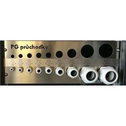DATACOM Kabelová průchodka  PG9 (4 - 8 mm) šedá