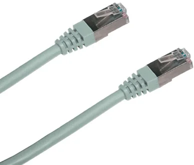 DATACOM PATCH CABLE FTP CAT5E 1m sivý tienený