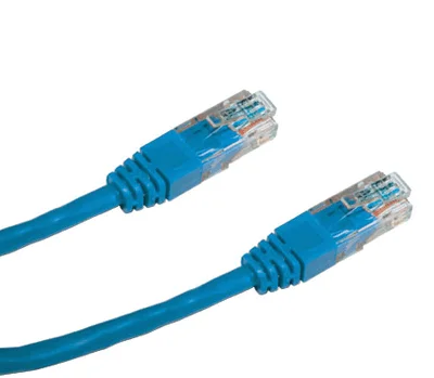 DATACOM PATCH CABLE UTP CAT5E 0,25m modrý
