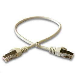 DATACOM Patch cord S/FTP CAT6A 0,5m šedý