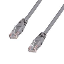 DATACOM Patch cord UTP CAT5E 15m (x) šedý křížený