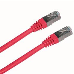 DATACOM PATCH KABEL FTP CAT5E 0,5m červený stíněný