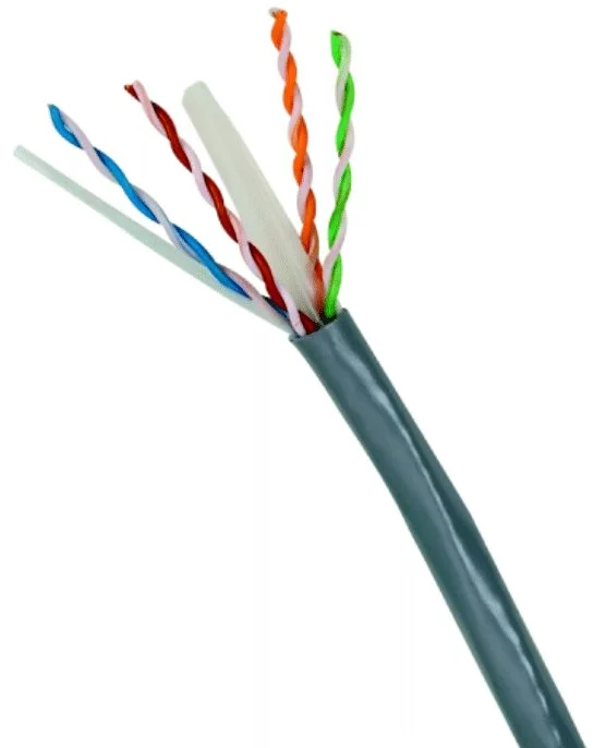 DATACOM UTP drát CAT6 PVC,Eca 50m šedý
