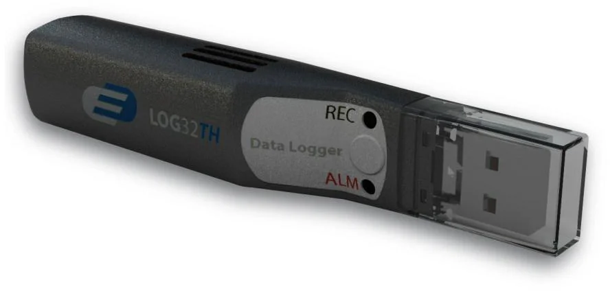 Datalogger pro měření teploty a vlhkosti s PDF výstupem a připojením USB