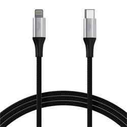 Datový kabel Allity AUC-01 USB-C/Lightning 2m 27W černý