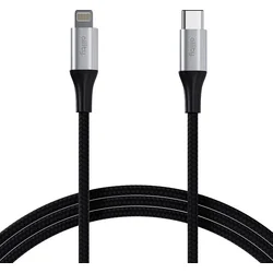 Dátový kábel Allity AUC-01 USB-C/Lightning 2m 27W čierny