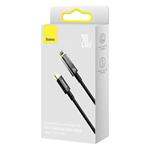Dátový kábel Baseus Explorer Series USB-C/Lightning s inteligentným vypínaním 20 W 1 m čierny