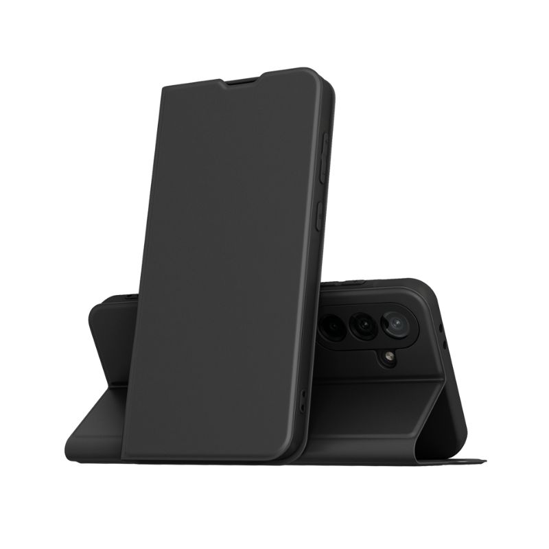 Deklas Spello Flip case for Samsung Galaxy A56 - juodas