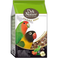 Deli Nature 5* Menu africký velký papoušek 800 g