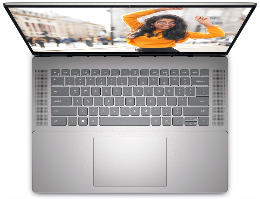 DELL Inspiron 16 5620/ i7-1255U/ 16GB/ 512GB SSD/ 16" FHD+/ FPR/ GF MX570 2GB/ W11H/ stříbrný/ 2Y Basic on-site
