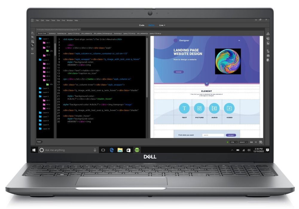 DELL Precision 3580/ i7-1360P/ 16GB/ 512GB SSD/ Nvidia A500 4GB/ 15.6" FHD/ W11Pro/ 3Y PS on-site