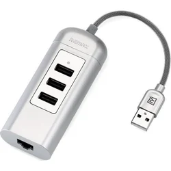DELL Remax USB hub + RJ-45, USB 2.0