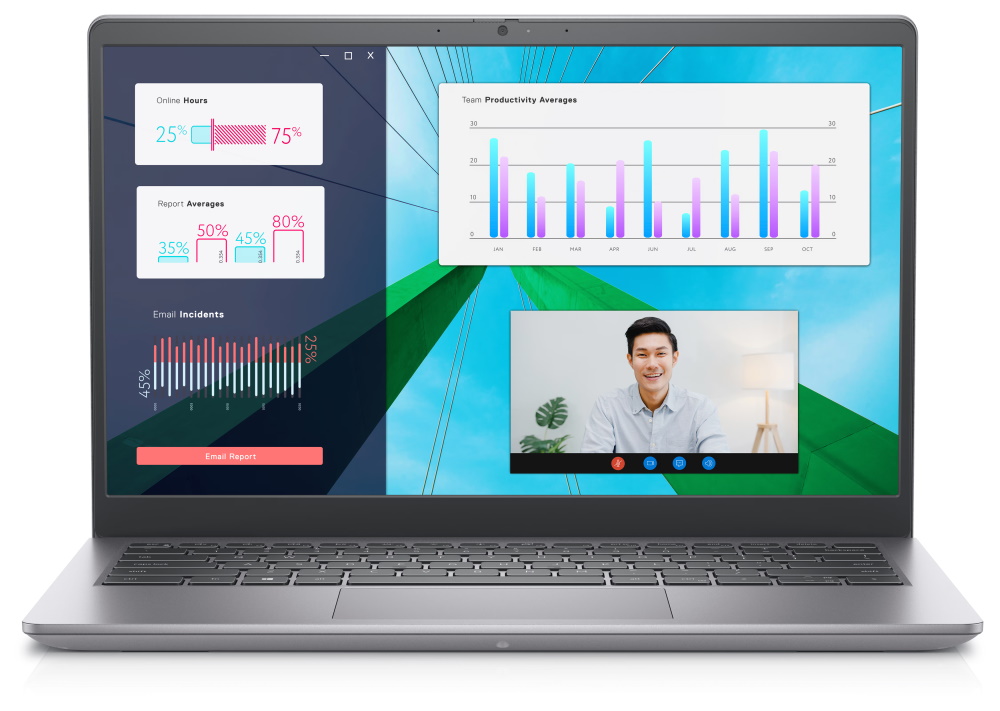 DELL Vostro 14 (3430)/ i5-1335U/ 8GB/ 512GB SSD/ 14" FHD/ Intel UHD/ W11Pro/ FPR/ 3Y Basic on-site